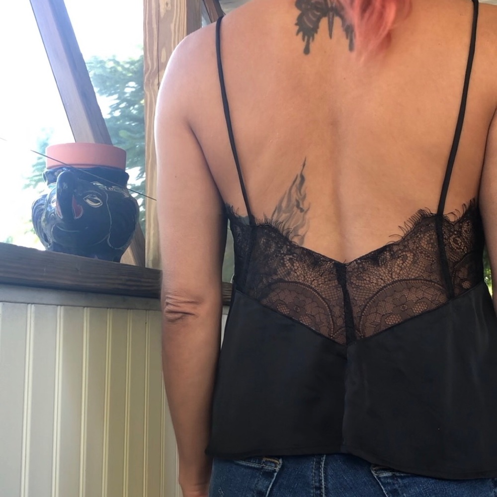 Superdown black cami tank XS